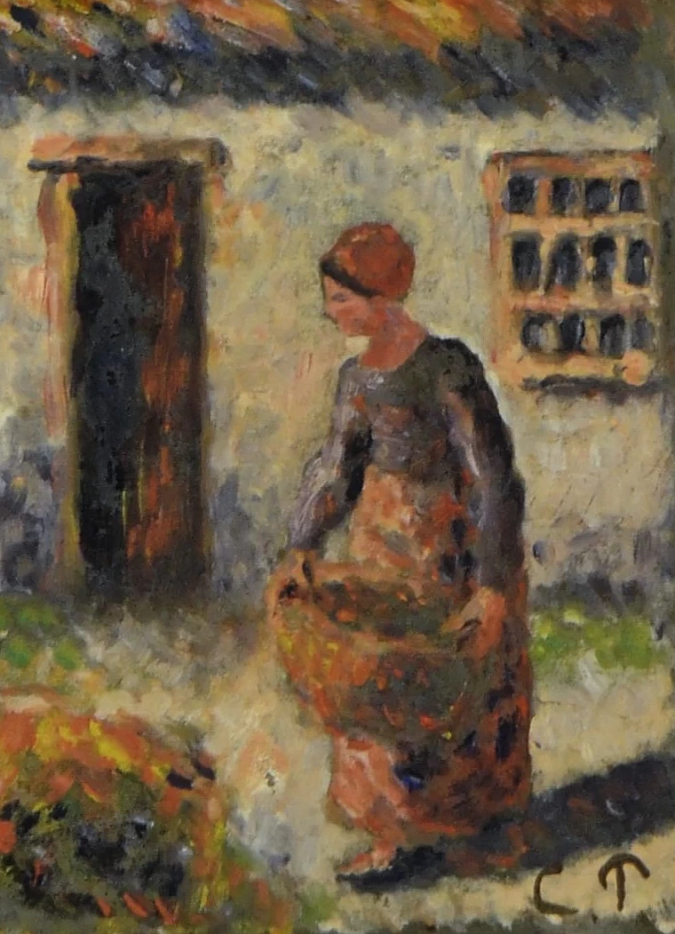 Contadina con la manna - Museo Faure
